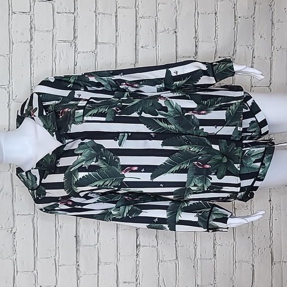 plush Other - Revolve Plush Silky Stripe Jungle Pajama Set - NVR WORN